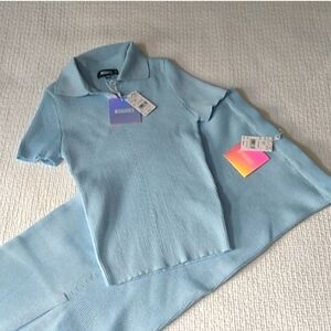 NWT Misguided Matching Knit Set - size 6